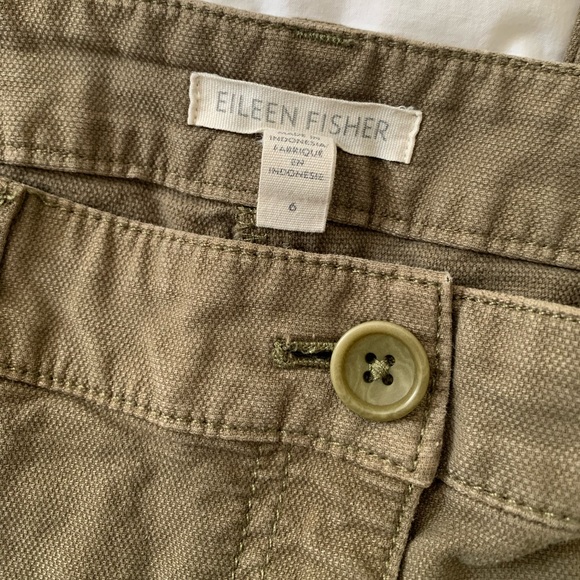 Olive Eileen Fisher Pants - Picture 3 of 3